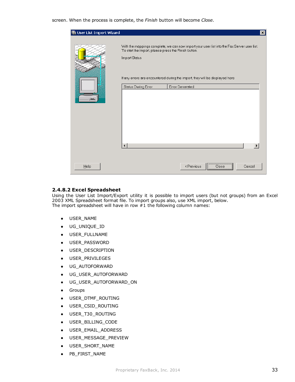 FaxBack NET SatisFAXtion 9.0 - Fax Server Manual User Manual | Page 33 / 203