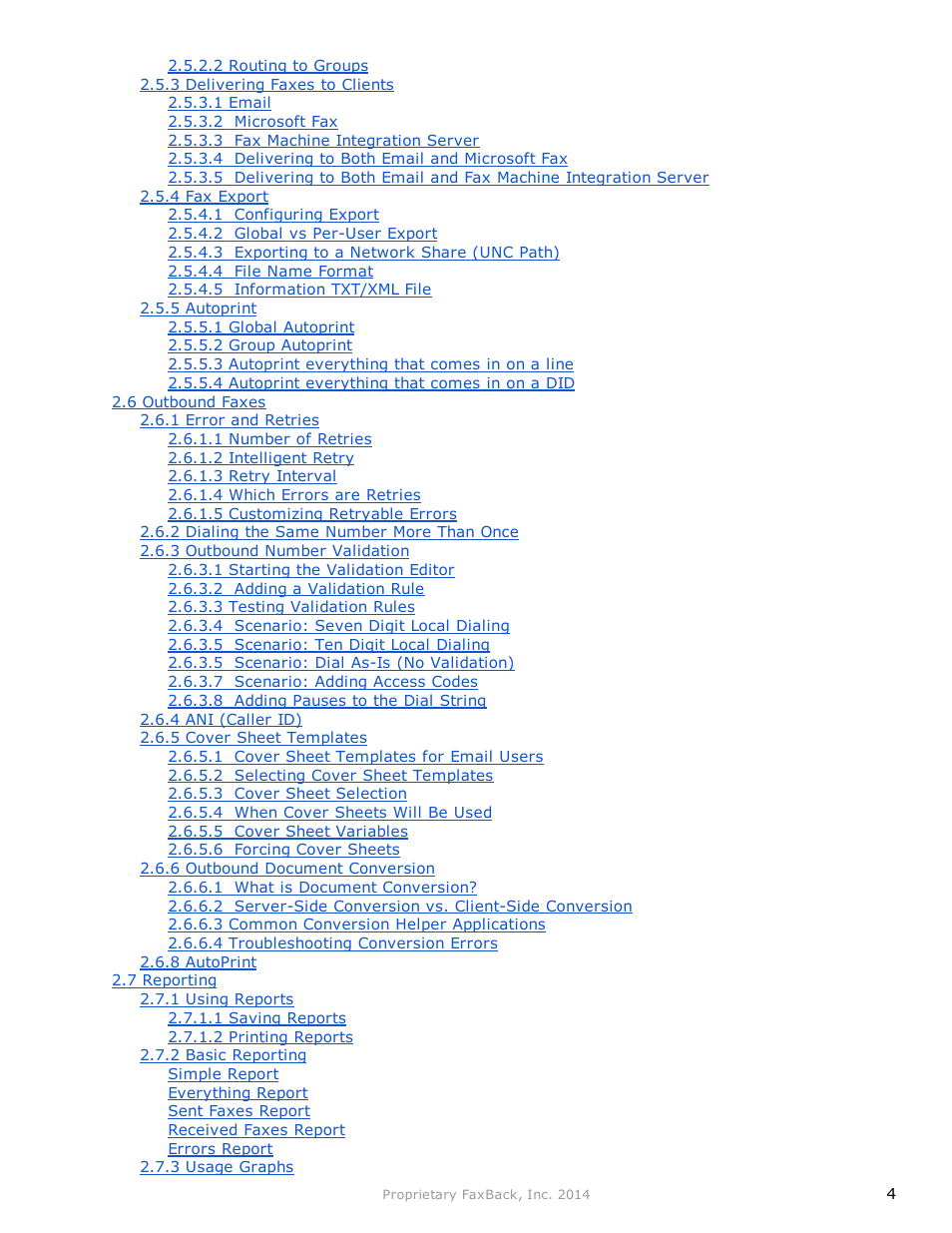 FaxBack NET SatisFAXtion 9.0 - Fax Server Manual User Manual | Page 4 / 203