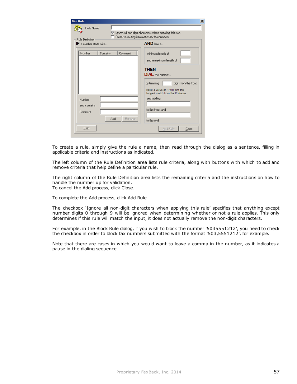 FaxBack NET SatisFAXtion 9.0 - Fax Server Manual User Manual | Page 57 / 203