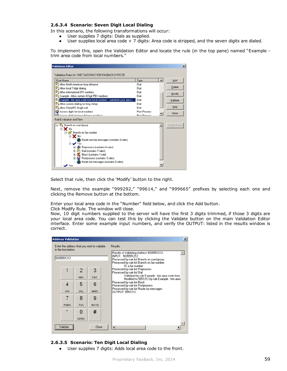 FaxBack NET SatisFAXtion 9.0 - Fax Server Manual User Manual | Page 59 / 203