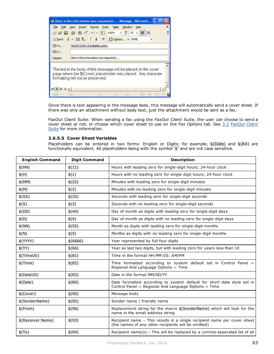 FaxBack NET SatisFAXtion 9.0 - Fax Server Manual User Manual | Page 63 / 203