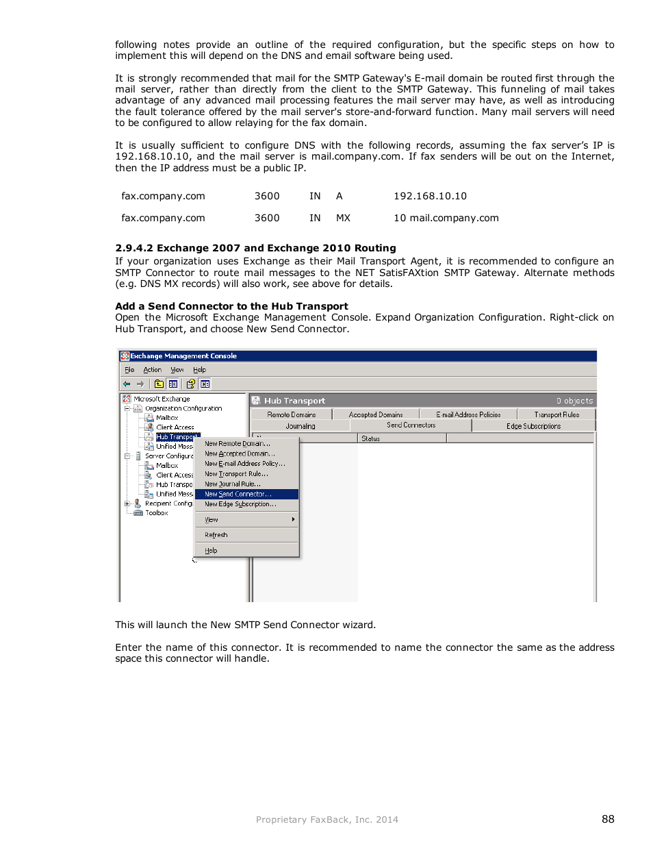 FaxBack NET SatisFAXtion 9.0 - Fax Server Manual User Manual | Page 88 / 203