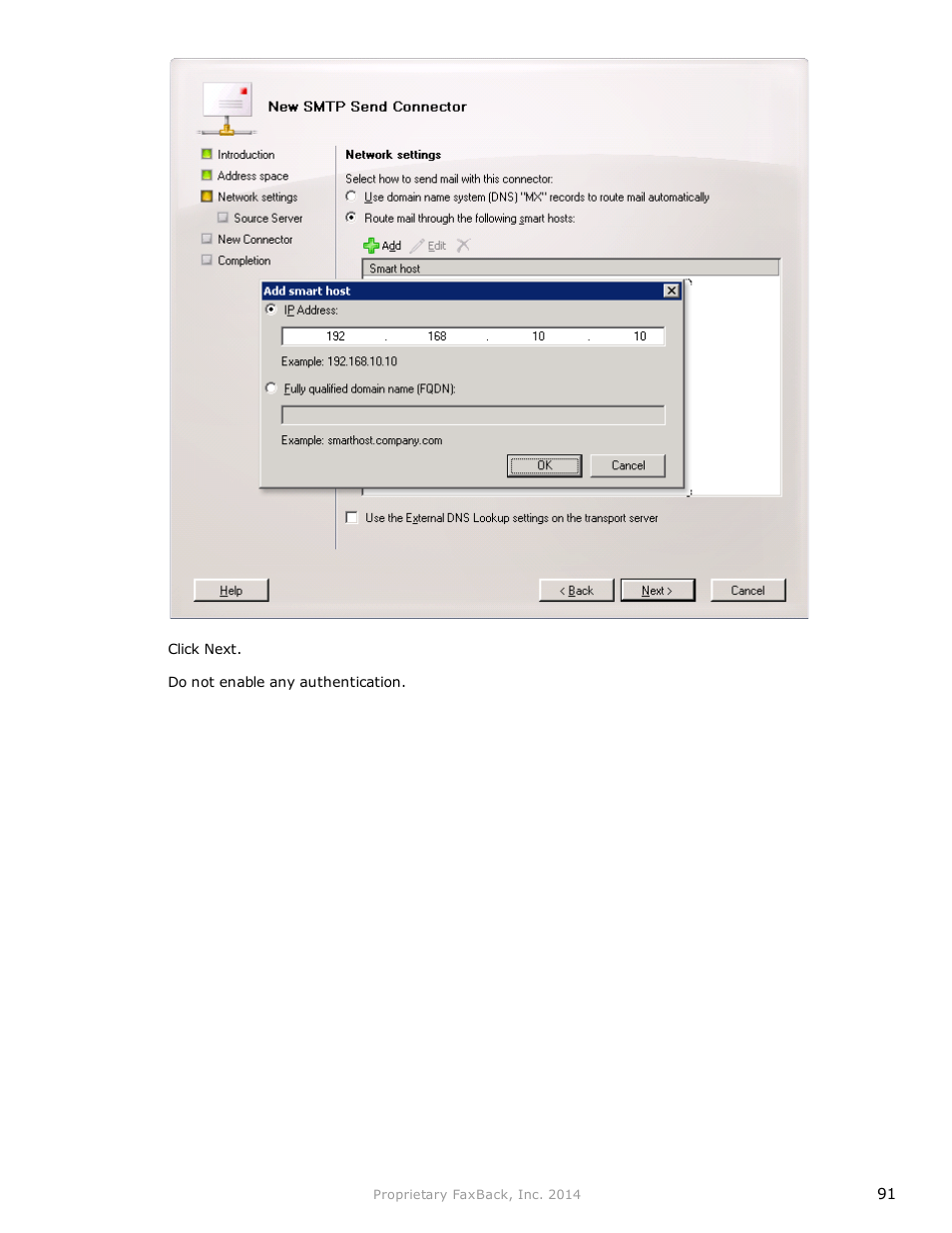 FaxBack NET SatisFAXtion 9.0 - Fax Server Manual User Manual | Page 91 / 203