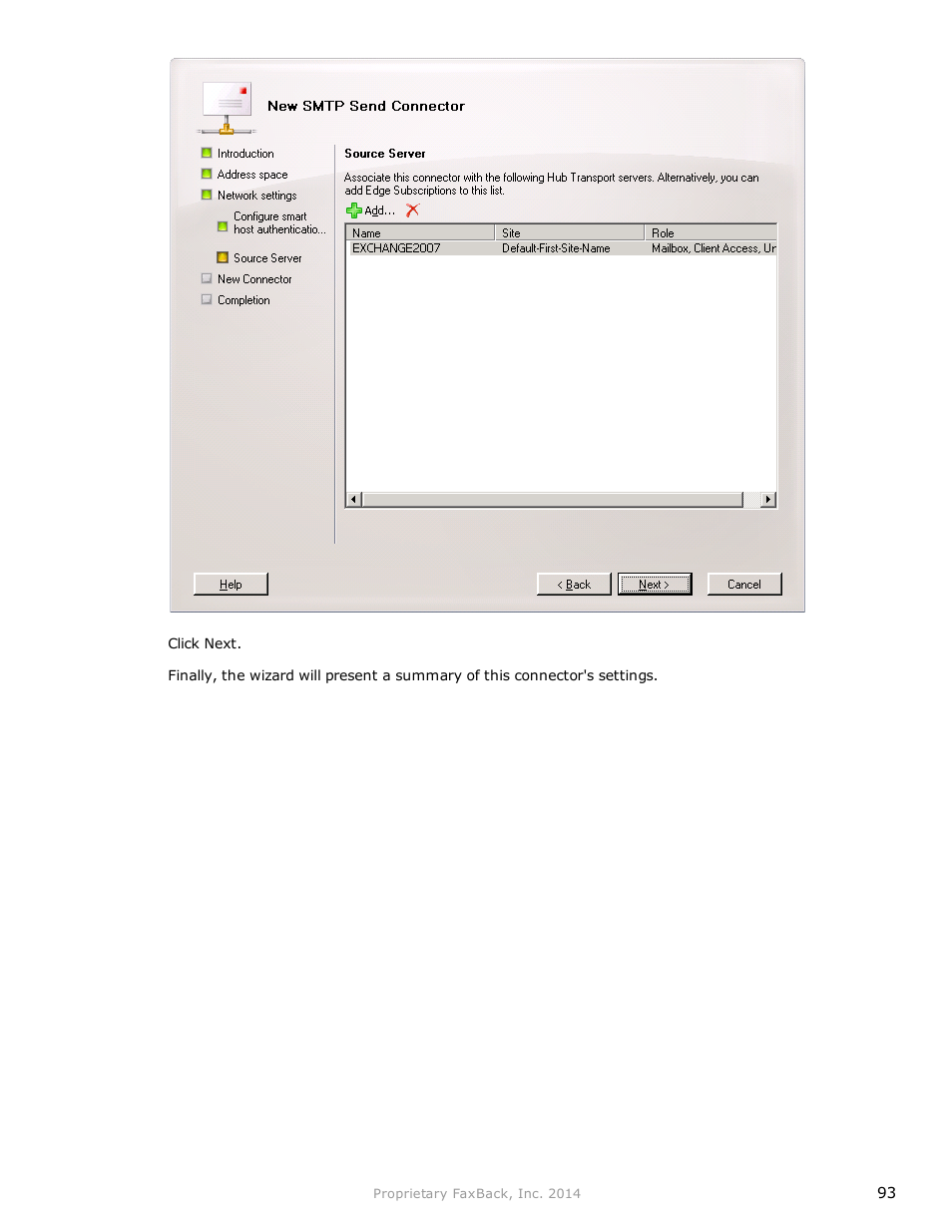 FaxBack NET SatisFAXtion 9.0 - Fax Server Manual User Manual | Page 93 / 203