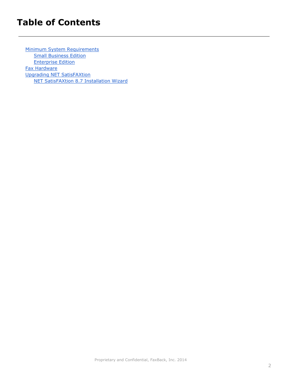 FaxBack NET SatisFAXtion 9.0 - Server Upgrade Guide User Manual | Page 2 / 10