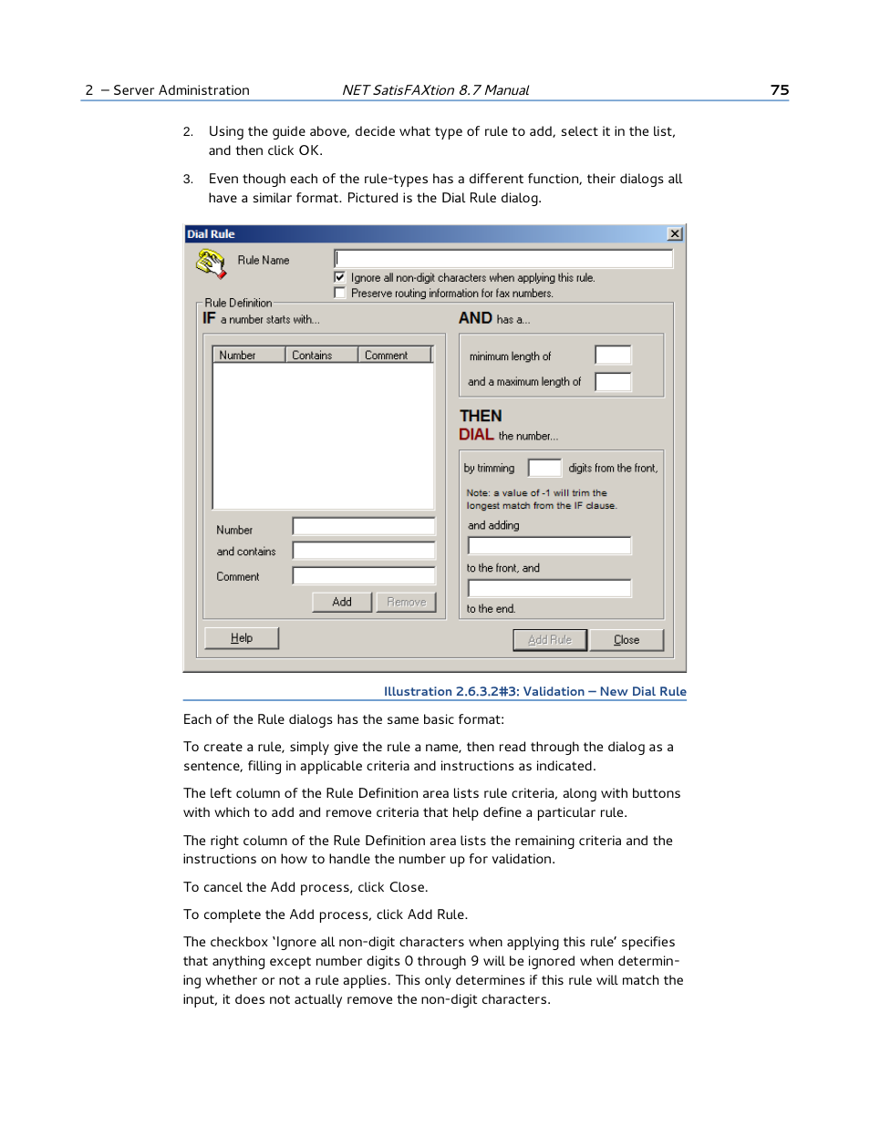FaxBack NET SatisFAXtion 8.7 (Including R3) - Manual User Manual | Page 75 / 238