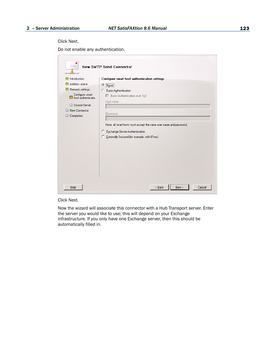 FaxBack NET SatisFAXtion 8.6 - Manual User Manual | Page 123 / 240