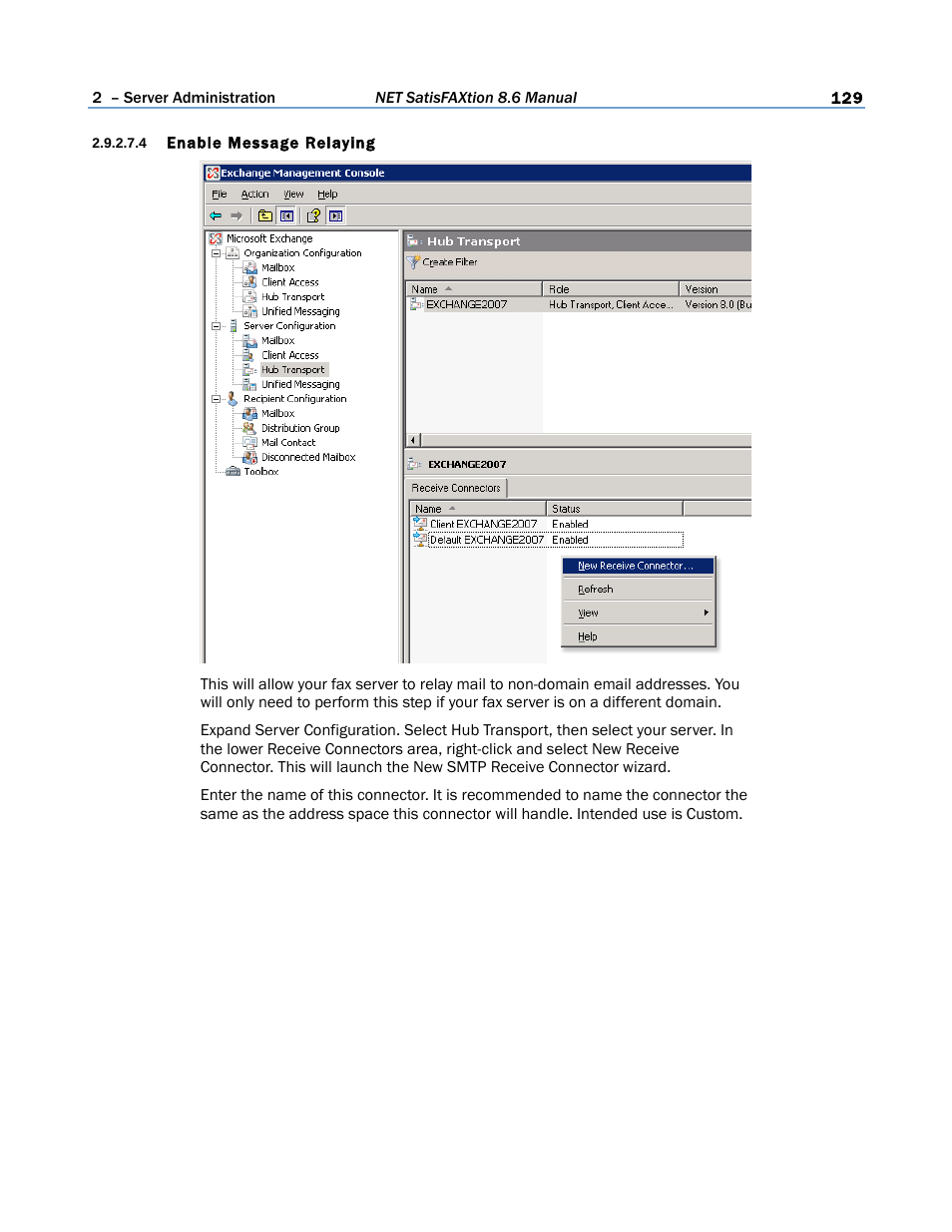 4 enable message relaying | FaxBack NET SatisFAXtion 8.6 - Manual User Manual | Page 129 / 240