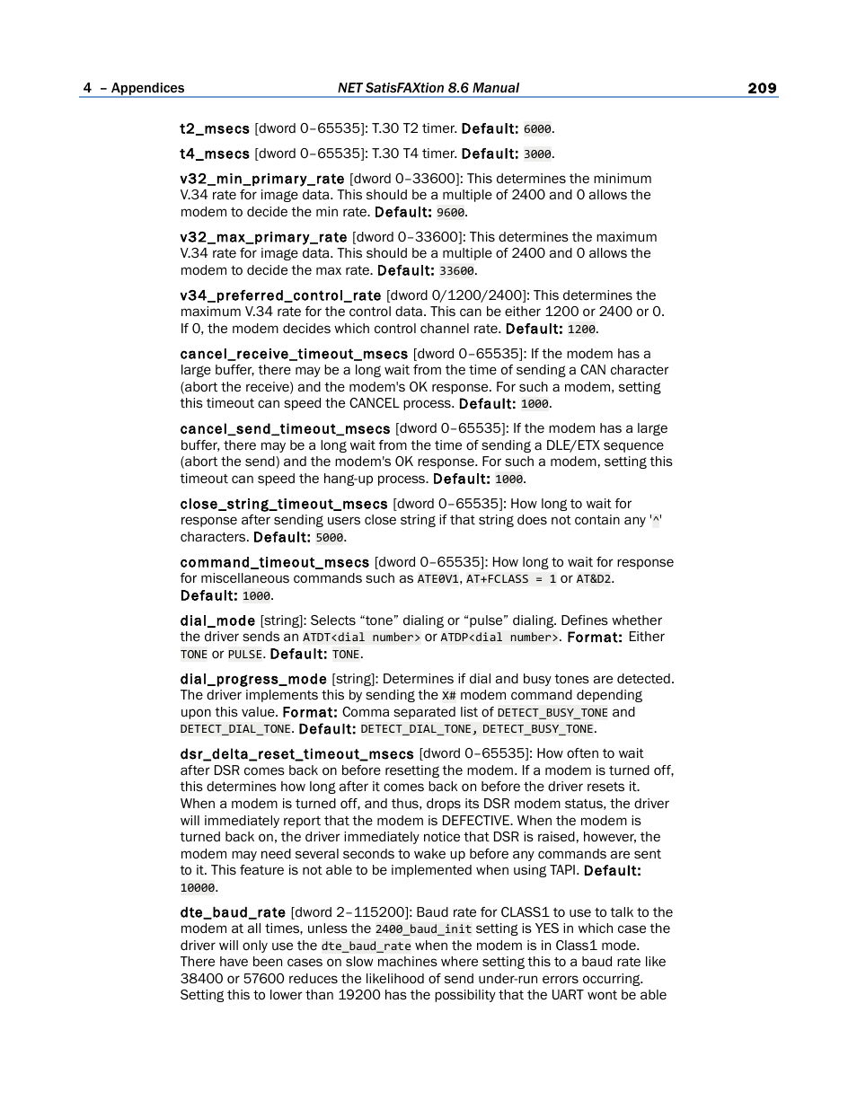 FaxBack NET SatisFAXtion 8.6 - Manual User Manual | Page 209 / 240
