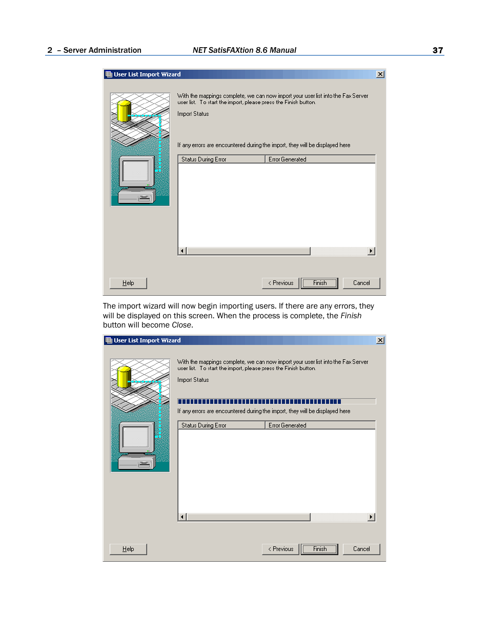 FaxBack NET SatisFAXtion 8.6 - Manual User Manual | Page 37 / 240