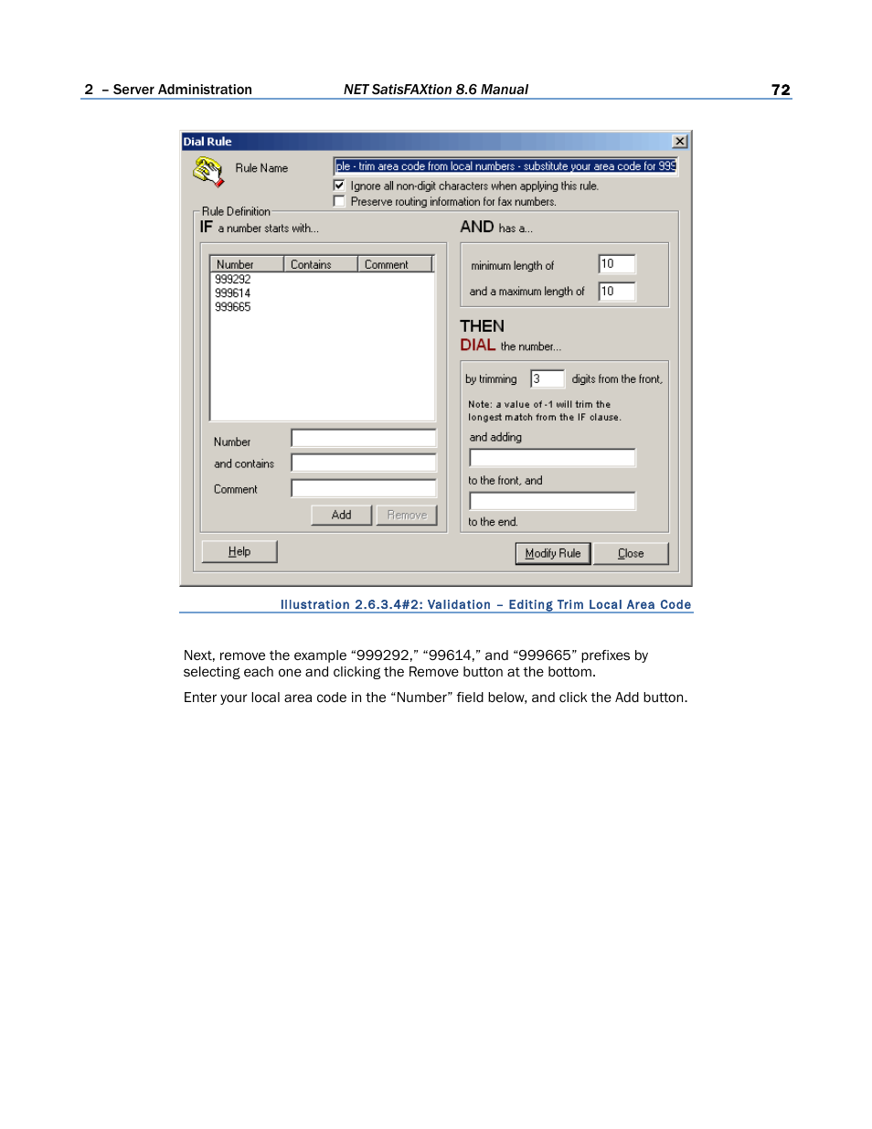 FaxBack NET SatisFAXtion 8.6 - Manual User Manual | Page 72 / 240