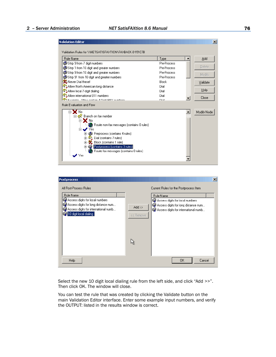 FaxBack NET SatisFAXtion 8.6 - Manual User Manual | Page 76 / 240
