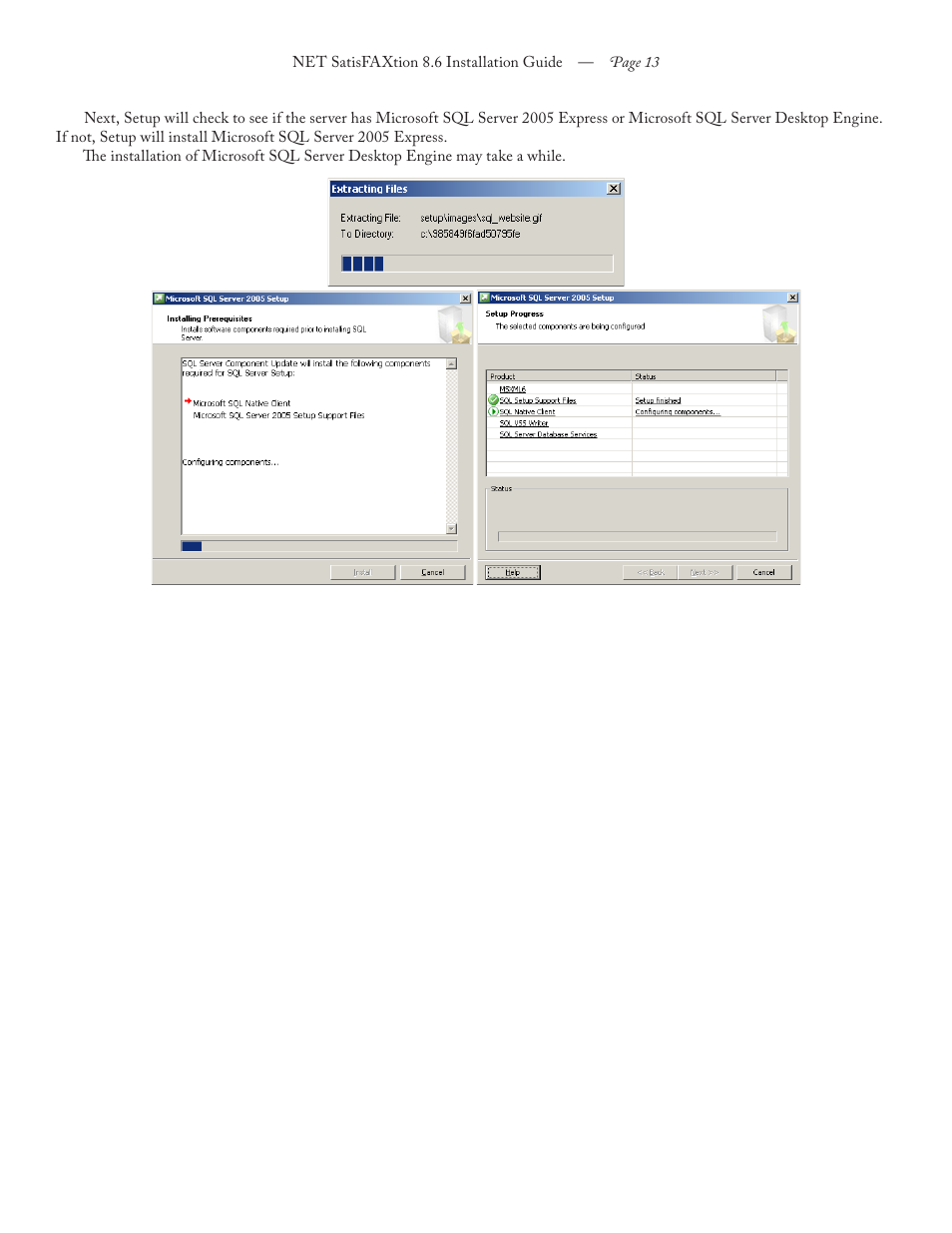 FaxBack NET SatisFAXtion 8.6 - Installation Guide User Manual | Page 13 / 22