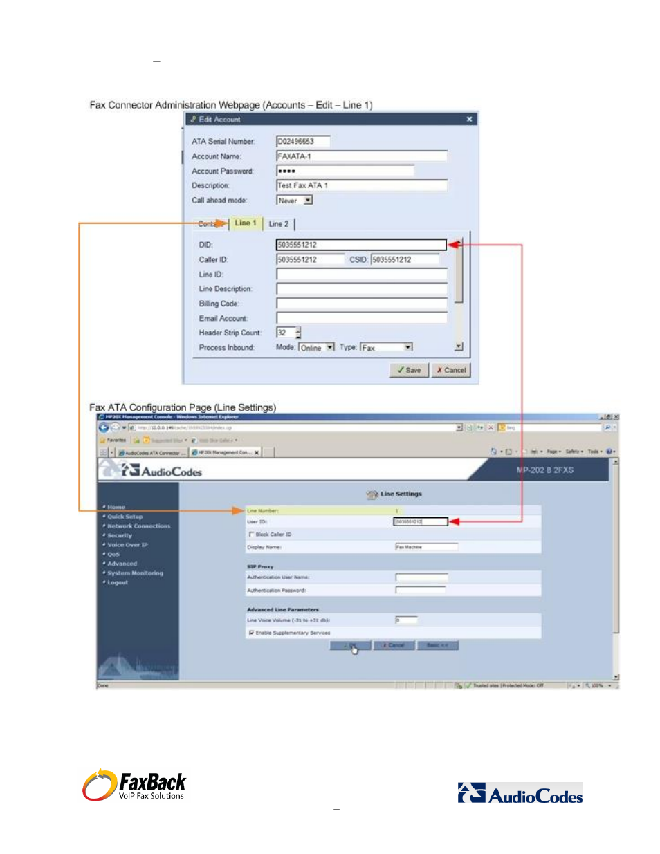 FaxBack AudioCodes Fax Connector for NET SatisFAXtion SBE / EE - Installation Guide User Manual | Page 29 / 29