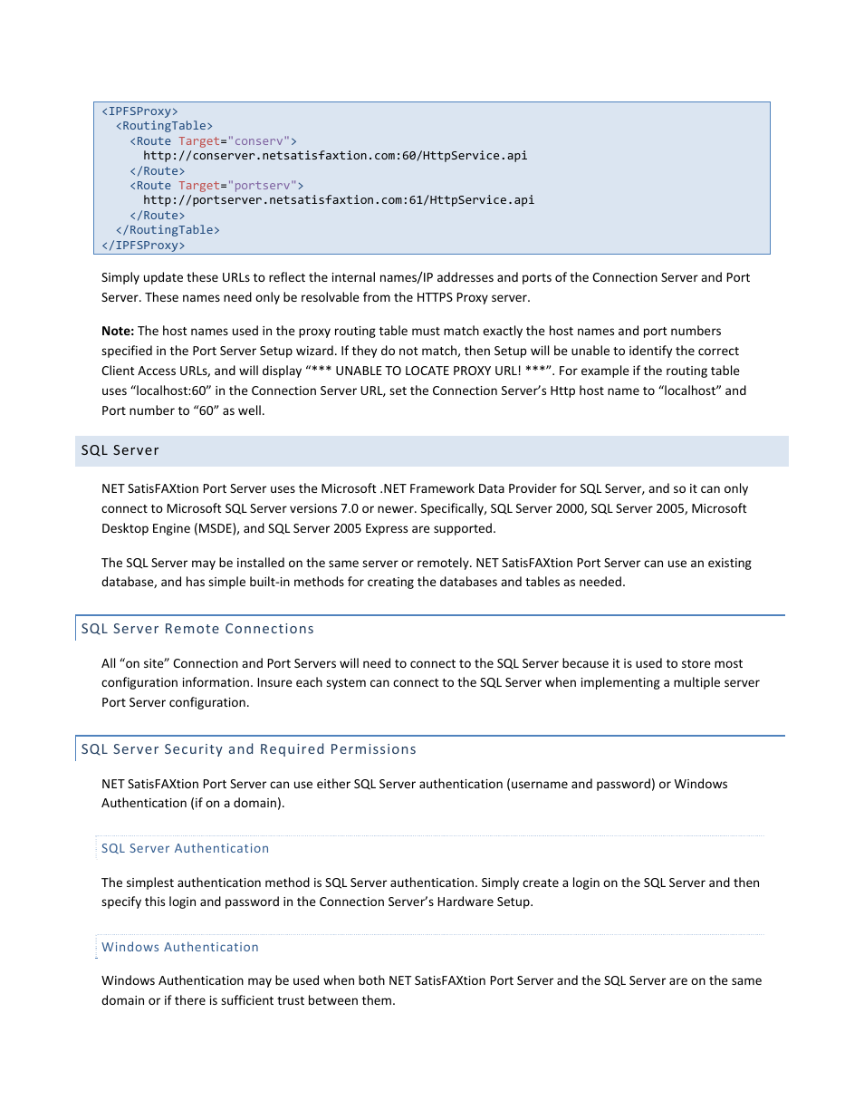 FaxBack Port Server - Manual User Manual | Page 18 / 52