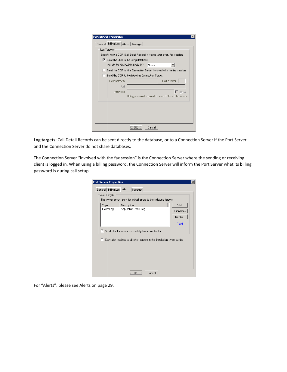 FaxBack Port Server - Manual User Manual | Page 27 / 52