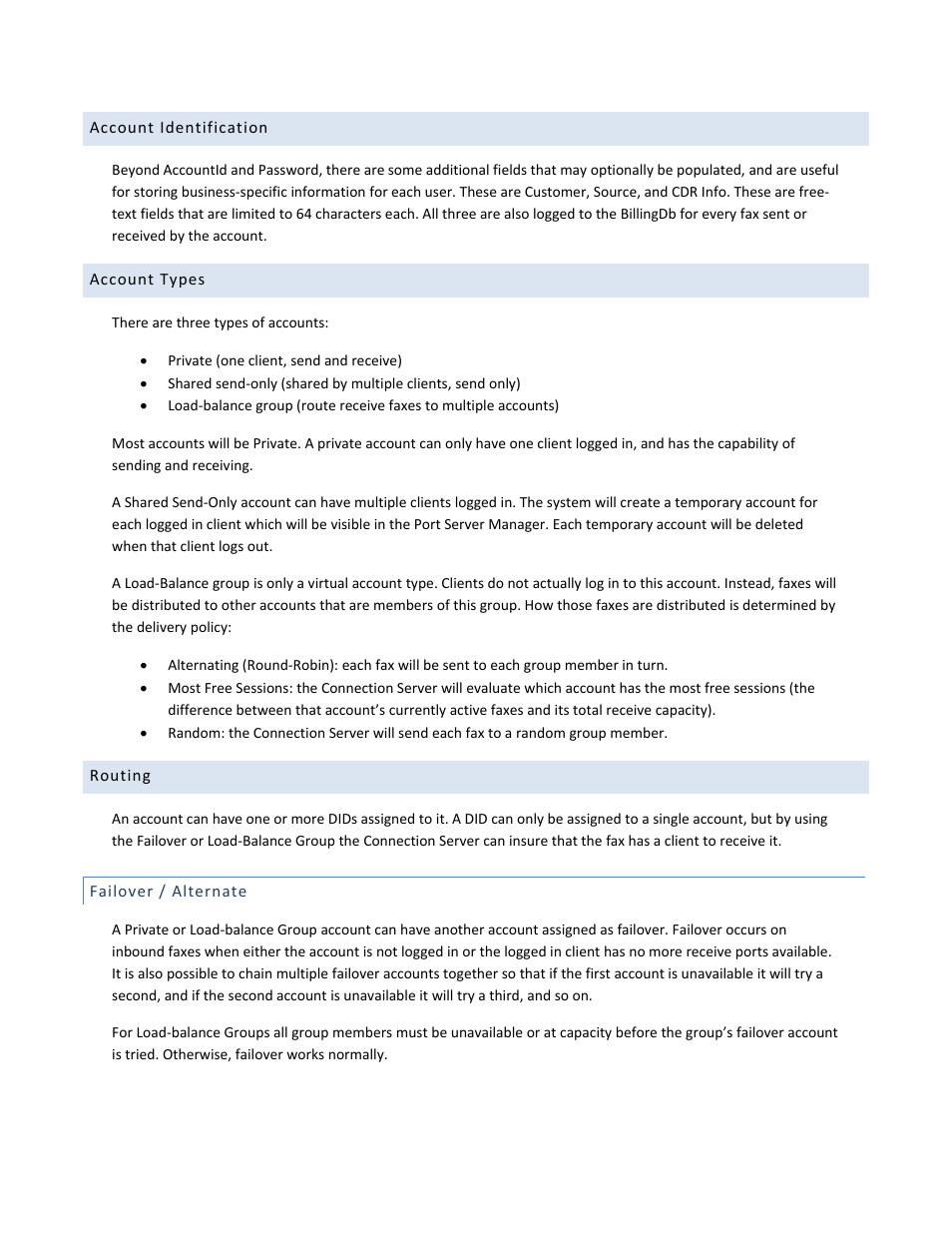 FaxBack Port Server - Manual User Manual | Page 31 / 52
