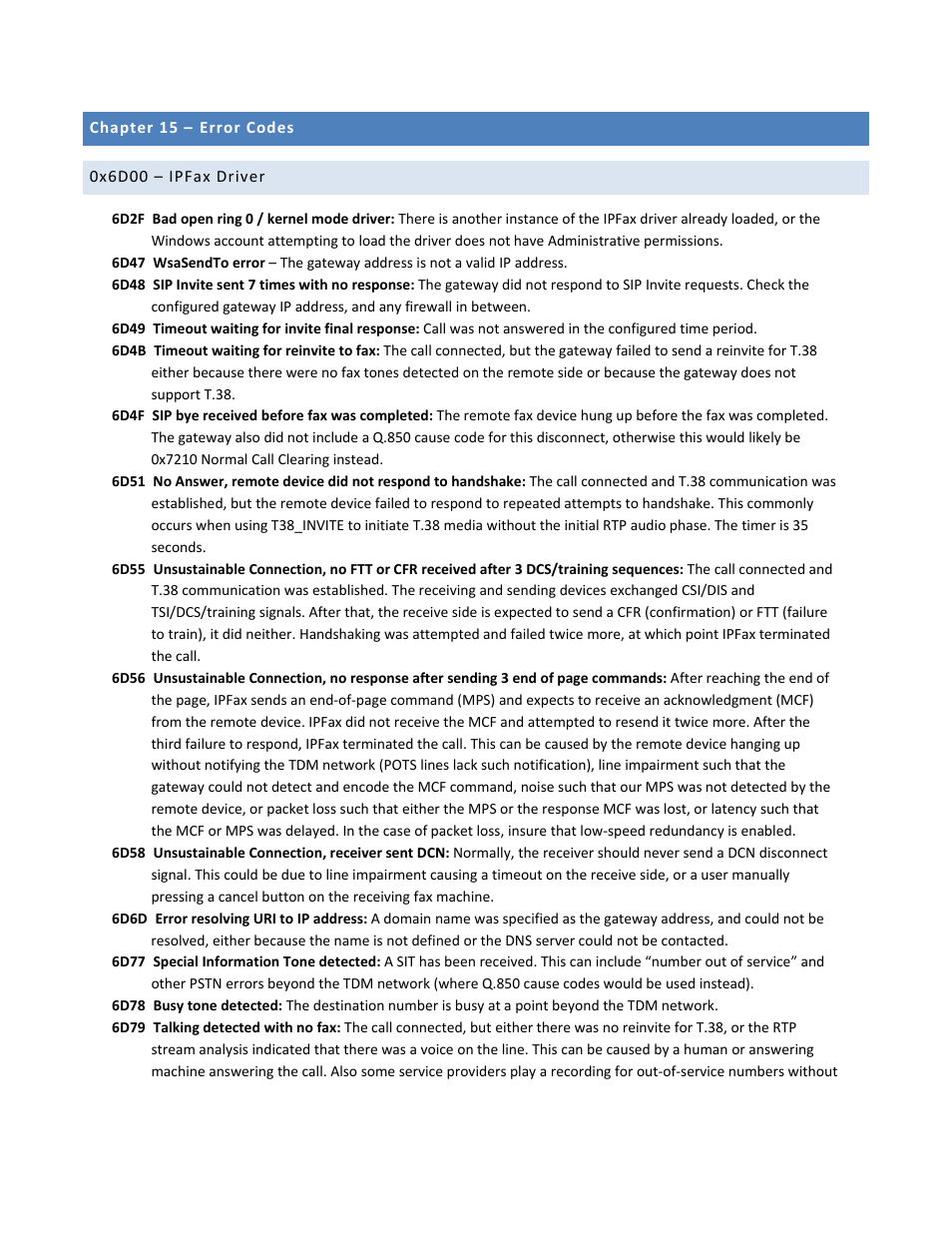 FaxBack Port Server - Manual User Manual | Page 49 / 52