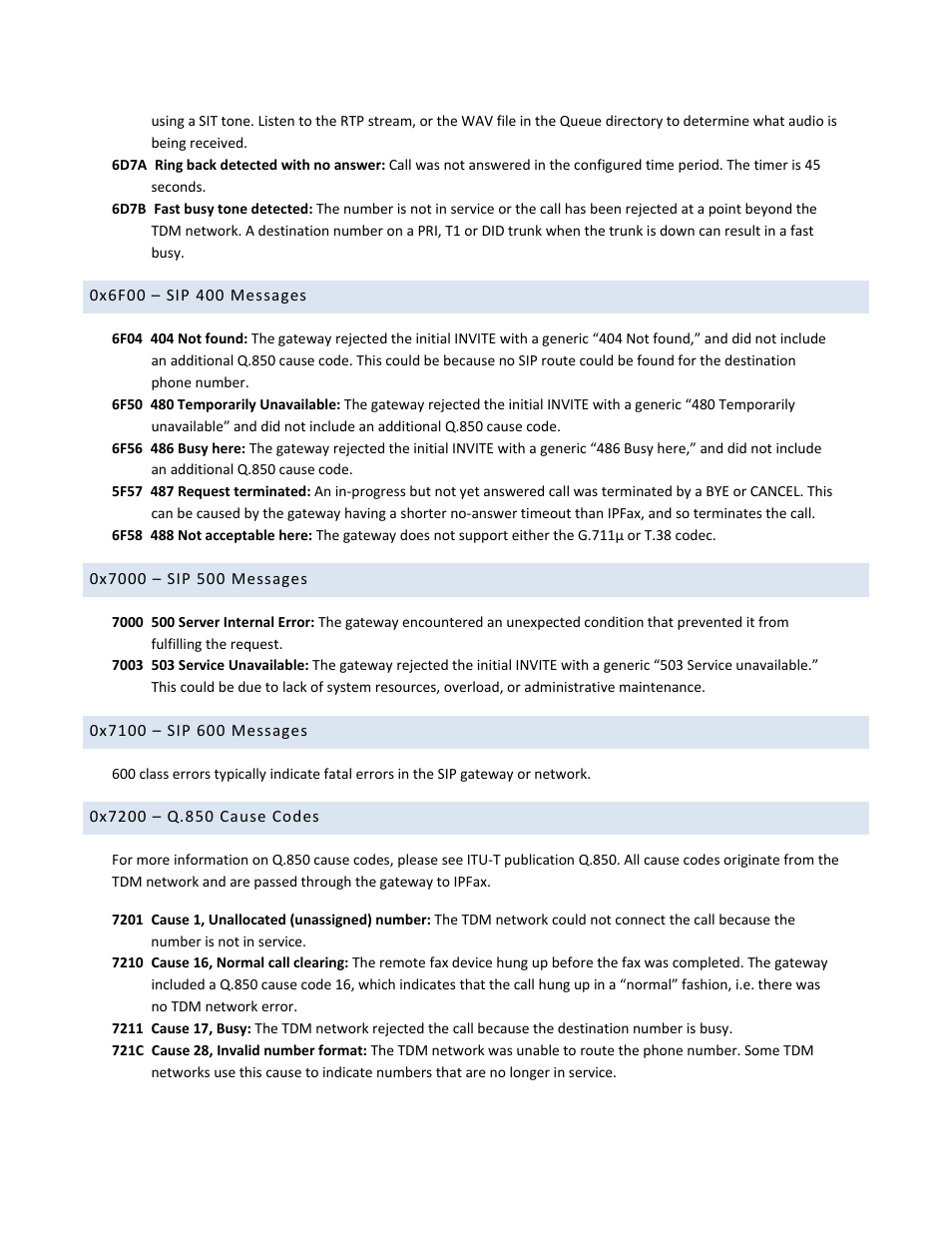 FaxBack Port Server - Manual User Manual | Page 50 / 52