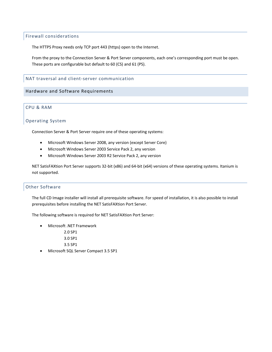 FaxBack Port Server - Manual User Manual | Page 7 / 52