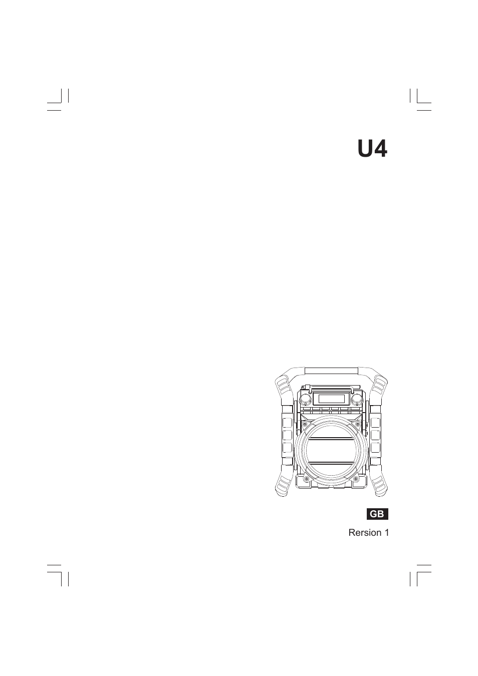 Sangean U4 (R1) User Manual | 33 pages