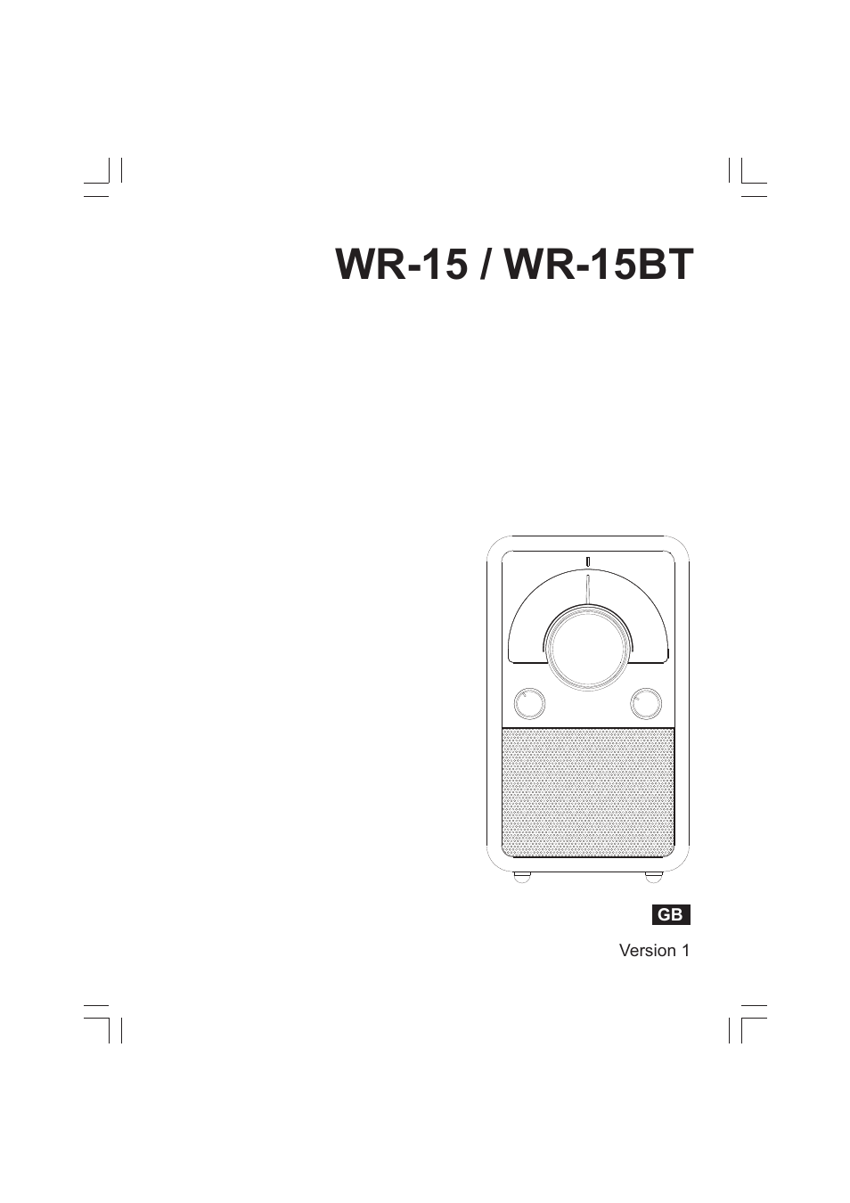 Sangean WR-15 (V1) User Manual | 15 pages