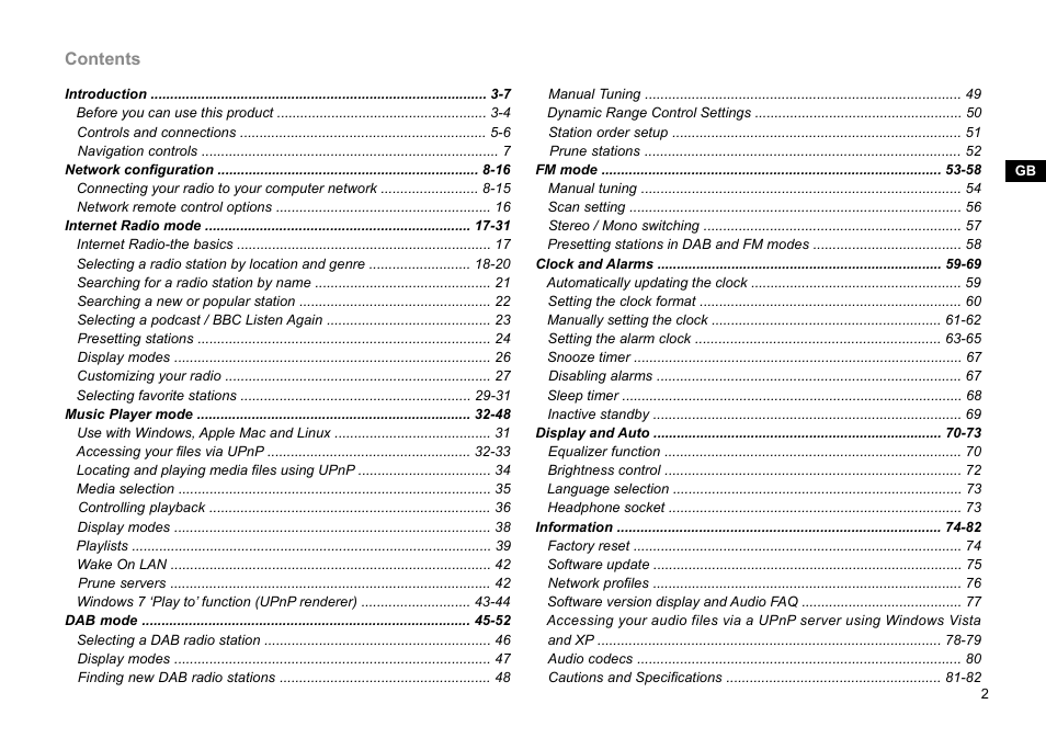 Sangean WFR-27C (V1) User Manual | Page 3 / 83