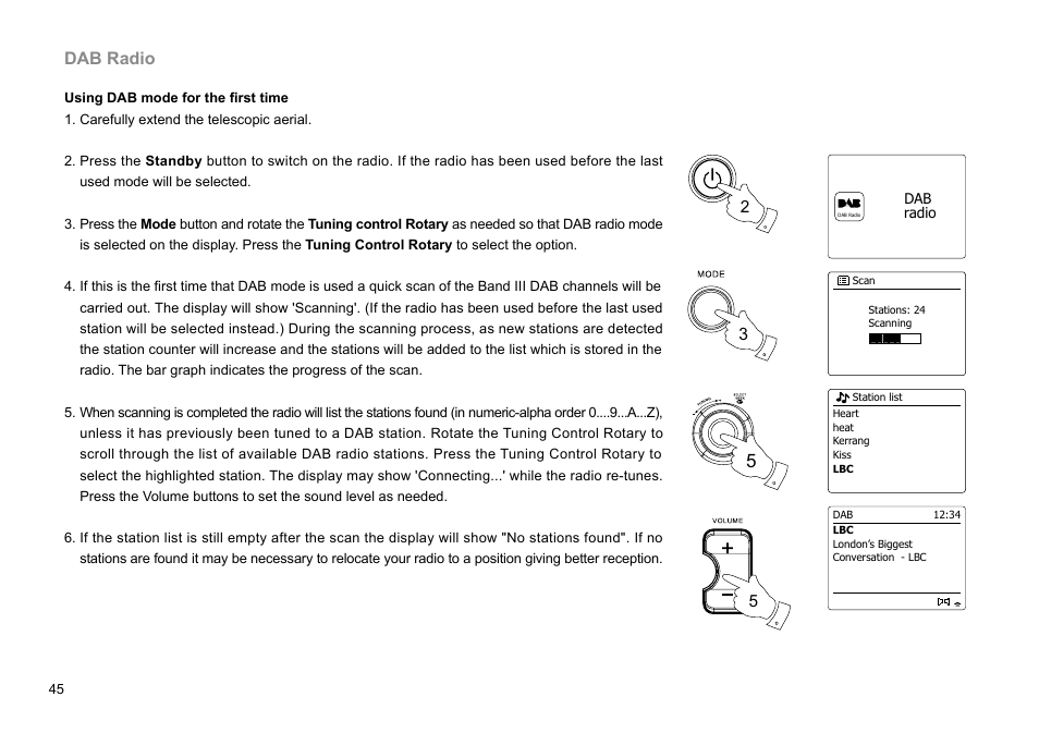 Dab radio | Sangean WFR-27C (V1) User Manual | Page 46 / 83