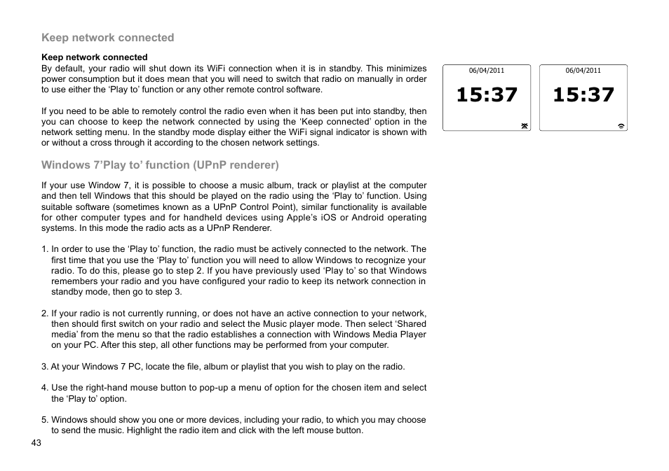 Sangean WFR-29C (V1) User Manual | Page 44 / 87
