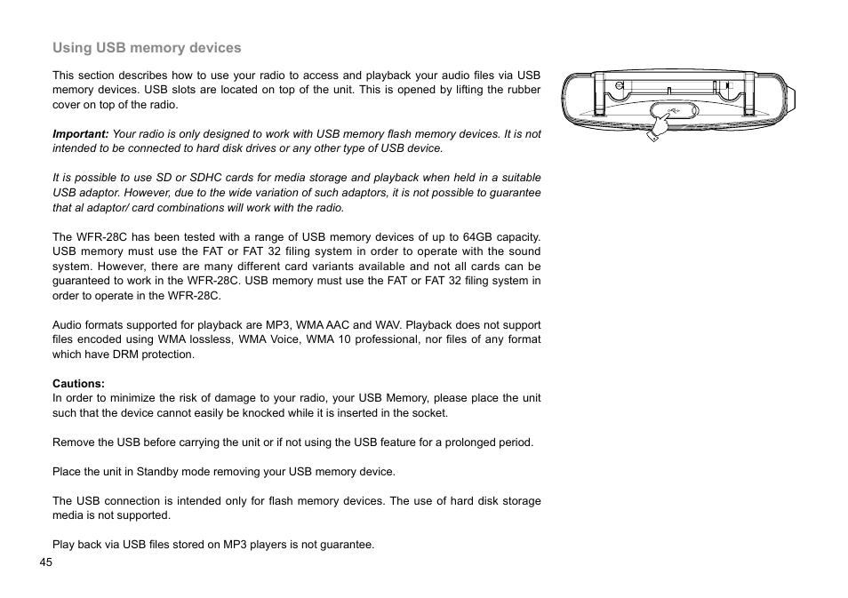 Sangean WFR-28C (R1) User Manual | Page 46 / 87