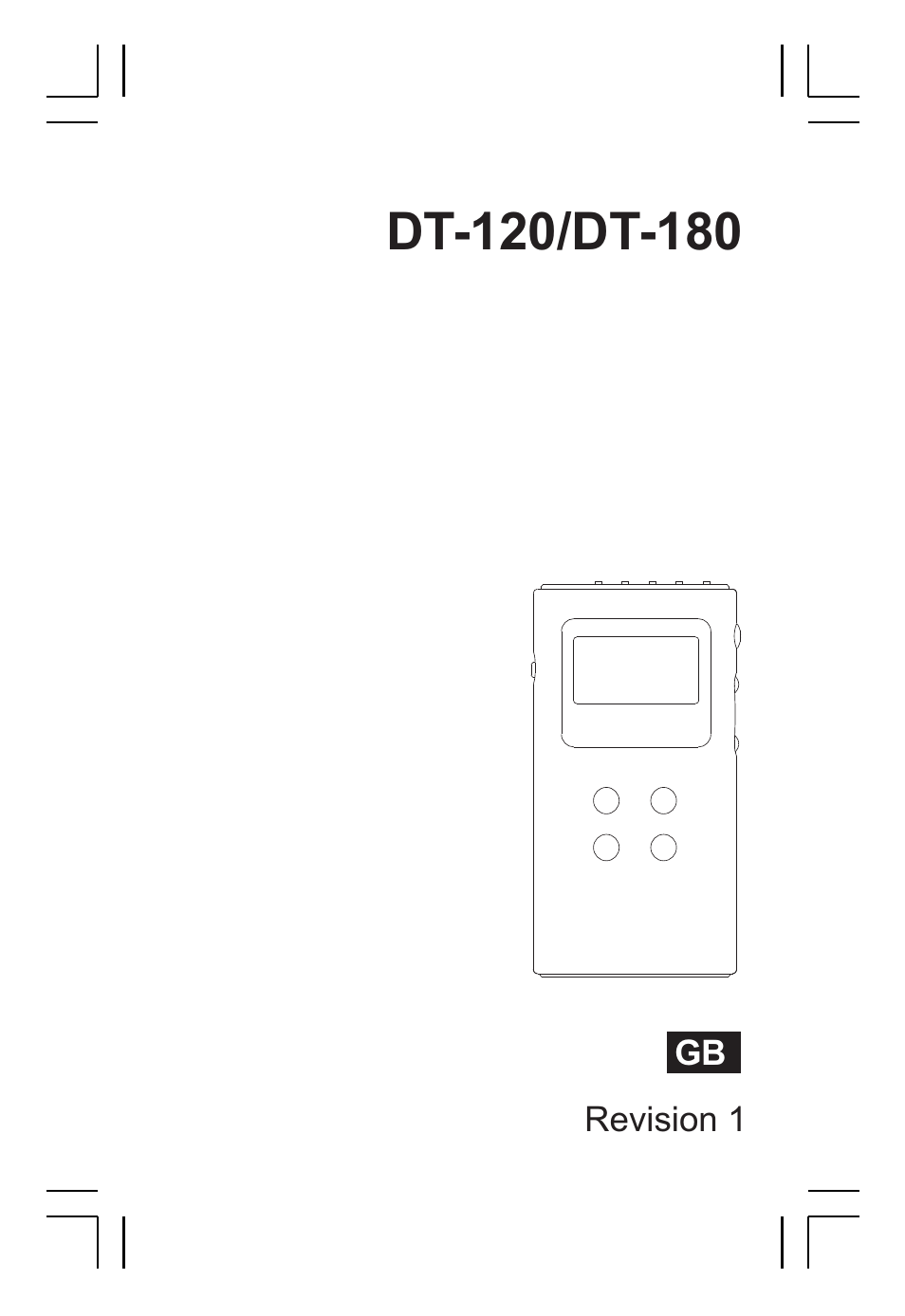 Sangean DT-120 (R1) User Manual | 12 pages