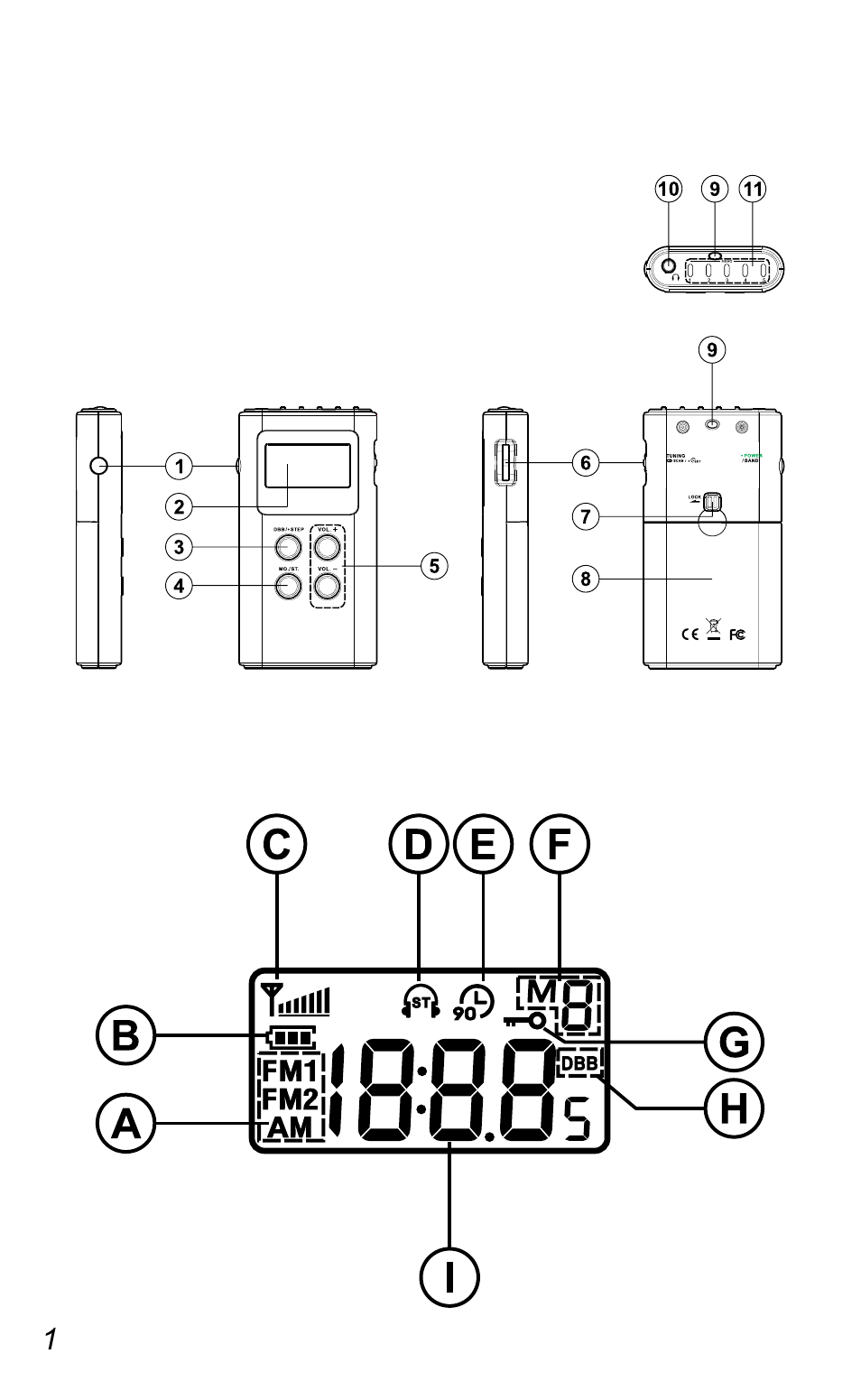 Sangean DT-120 (R1) User Manual | Page 2 / 12