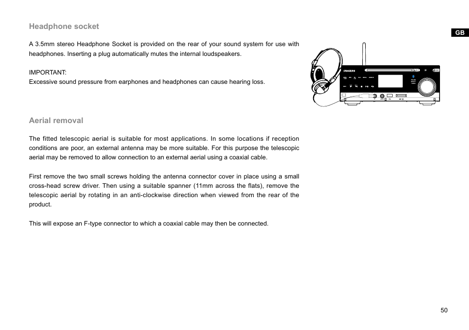 Sangean DMS-37BT (R2) User Manual | Page 51 / 56