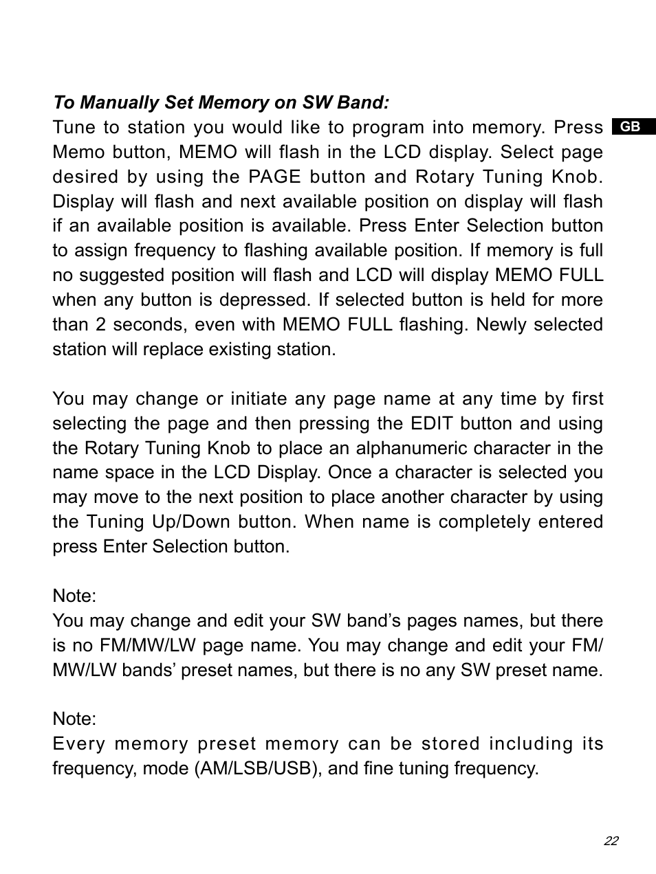 Sangean ATS-909X w (R1) User Manual | Page 23 / 39