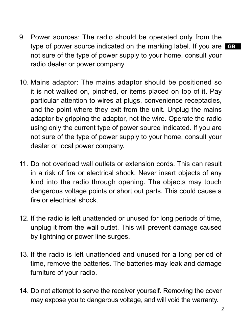 Sangean ATS-909X w (R1) User Manual | Page 3 / 39