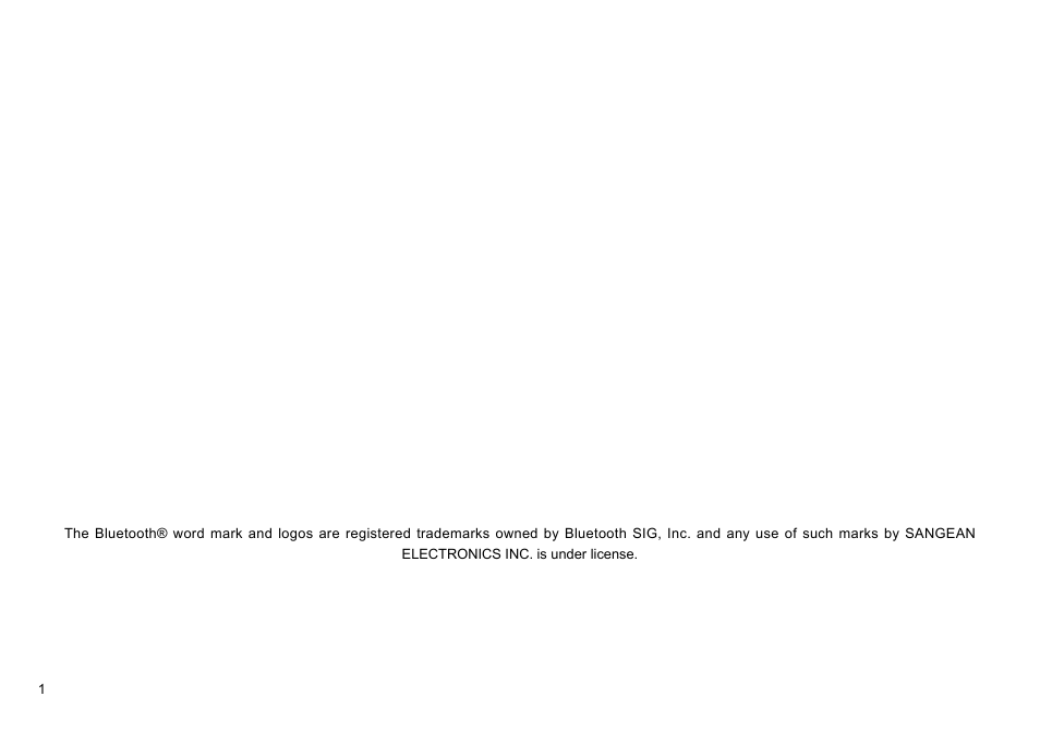Sangean DPR-26BT (V1) User Manual | Page 2 / 33