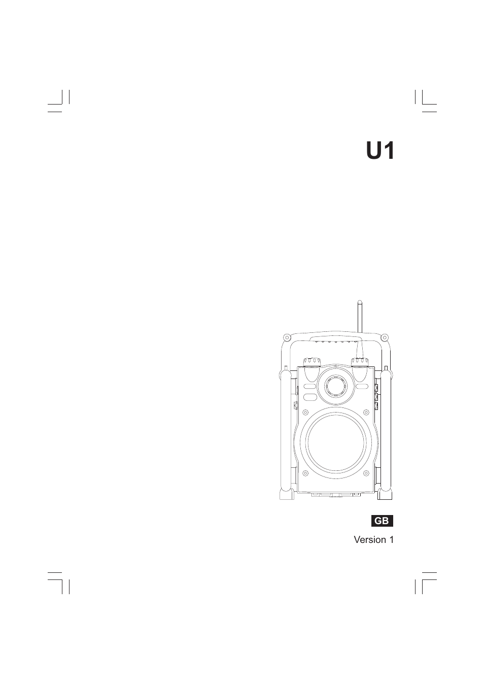 Sangean U1 (V1) User Manual | 11 pages