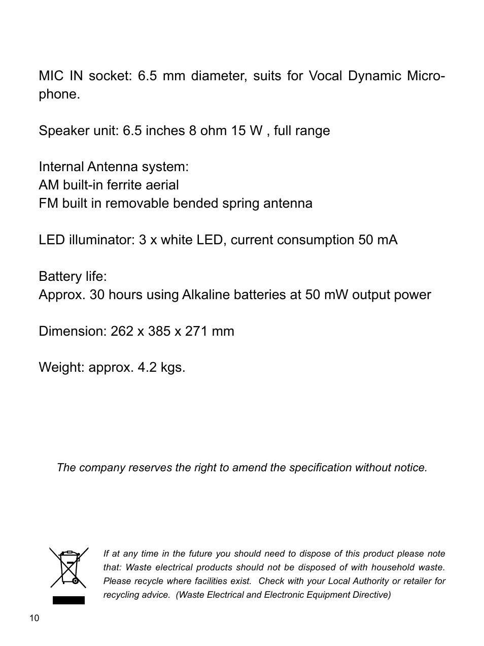 Sangean U1 (V1) User Manual | Page 11 / 11