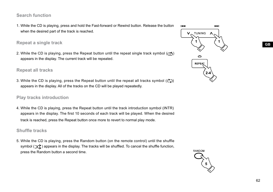 Sangean DDR-62 (R1) User Manual | Page 63 / 104
