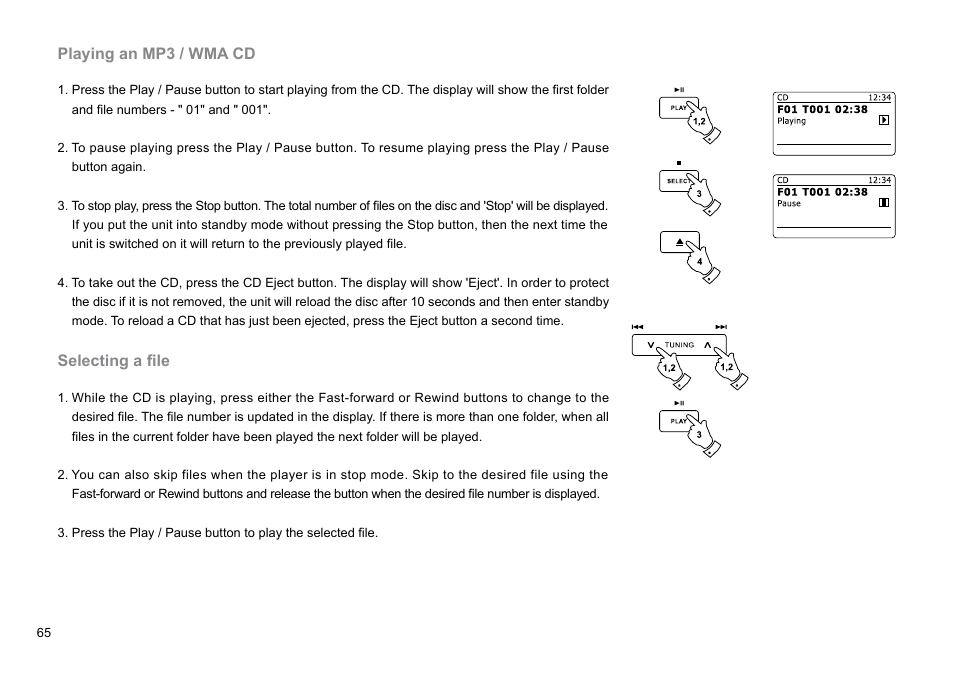 Sangean DDR-62 (R1) User Manual | Page 66 / 104