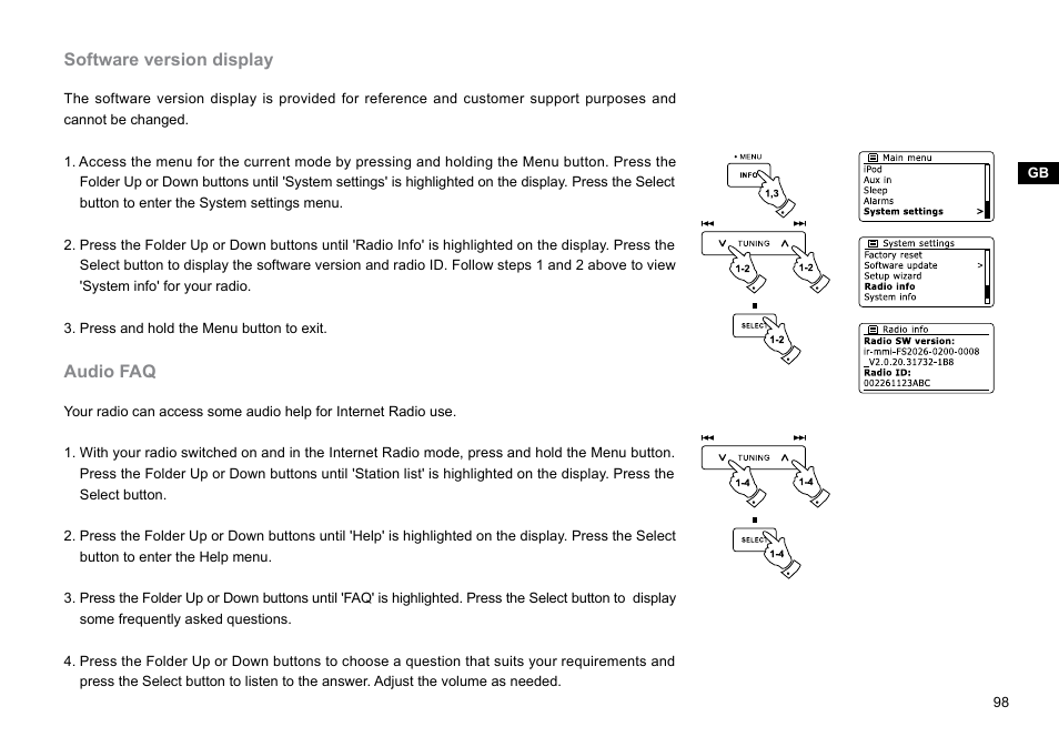 Sangean DDR-62 (R1) User Manual | Page 99 / 104