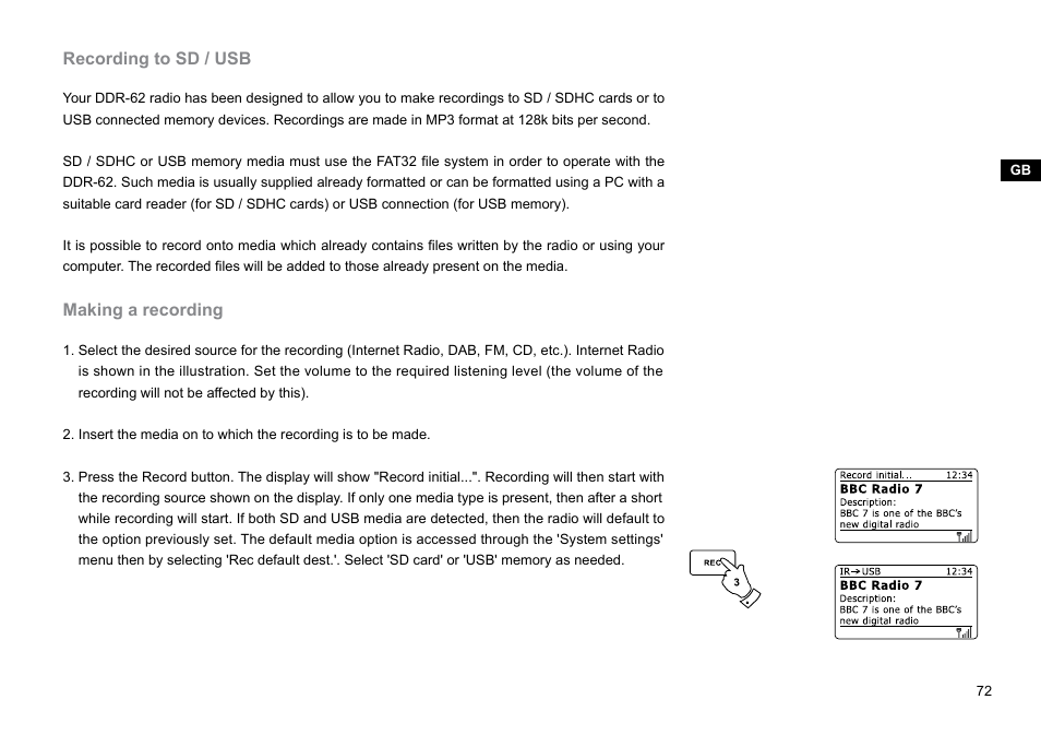 Sangean DDR-62 (V1) User Manual | Page 73 / 104