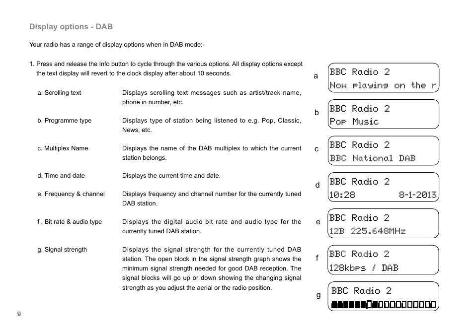 Bbc radio 2 now playing on the r, Bbc radio 2 pop music, Bbc radio 2 bbc national dab | Bbc radio 2 128kbps / dab, Bbc radio 2 | Sangean DDR-36 (V1) User Manual | Page 10 / 43