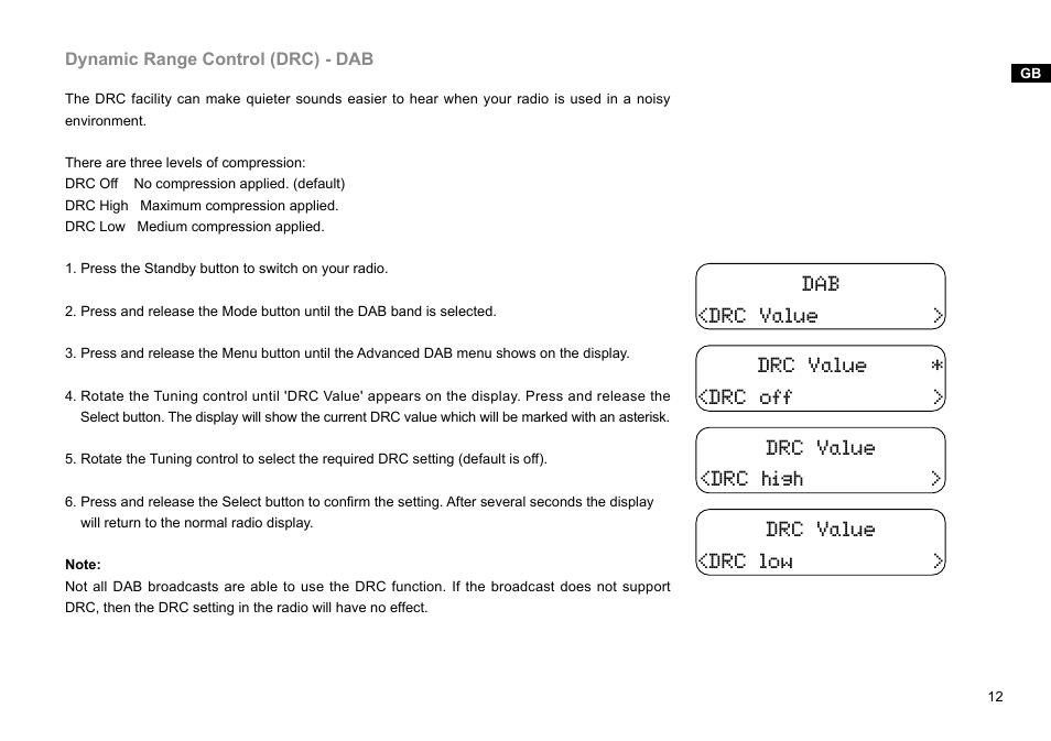 Sangean DDR-36 (V1) User Manual | Page 13 / 43