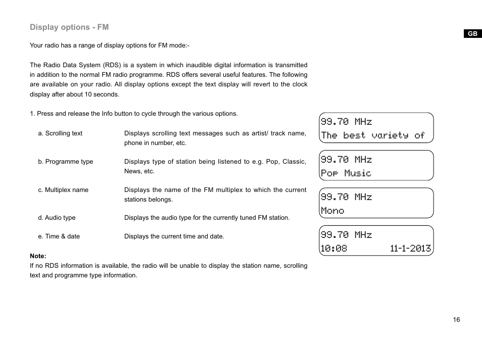 Sangean DDR-36 (V1) User Manual | Page 17 / 43