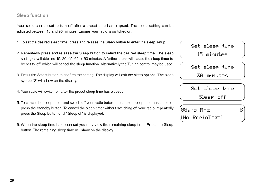 Sangean DDR-36 (V1) User Manual | Page 30 / 43