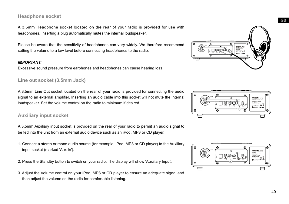 Sangean DDR-36 (V1) User Manual | Page 41 / 43