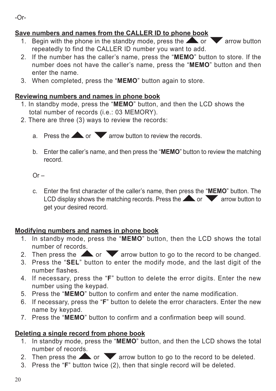 BellSouth A50 User Manual | Page 20 / 29