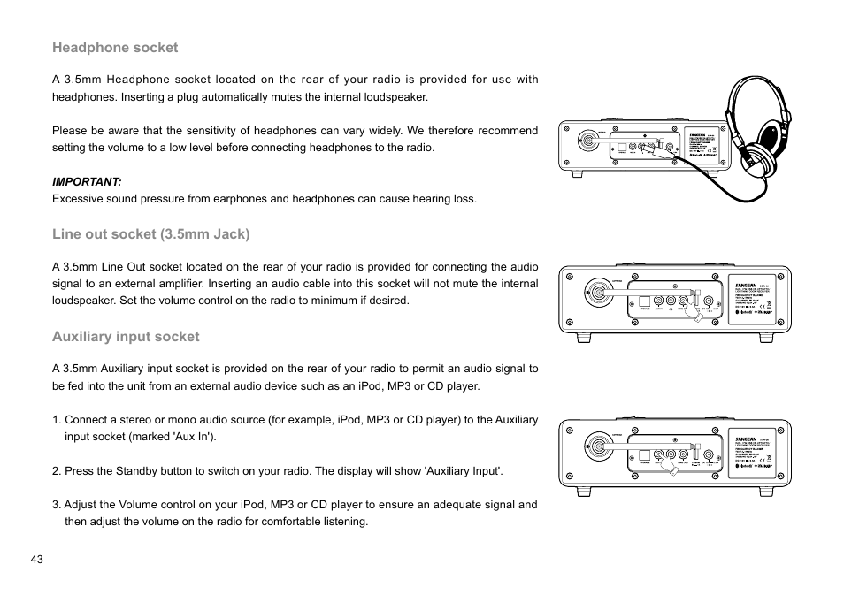 Sangean DDR-38 (V1) User Manual | Page 44 / 46