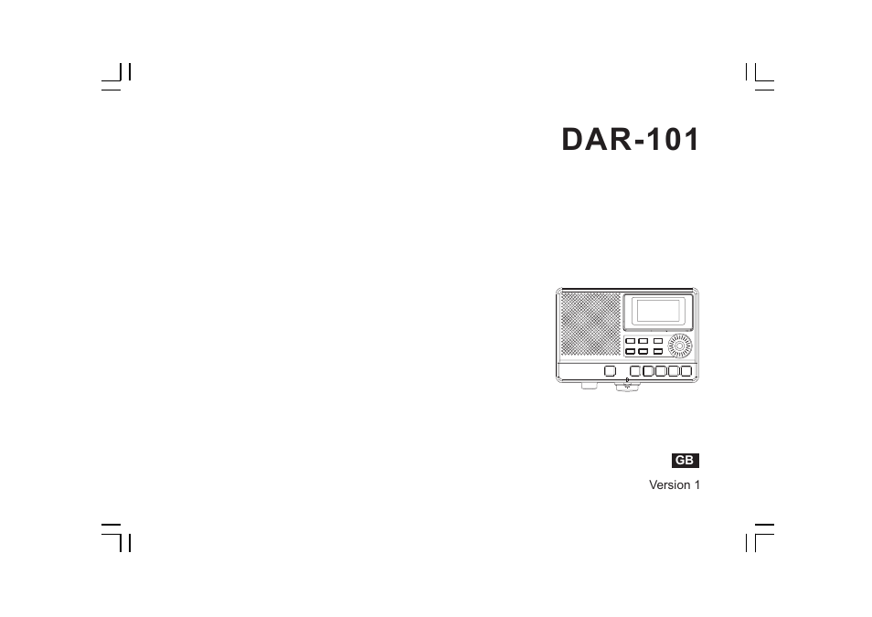 Sangean DAR-101 (R1) User Manual | 42 pages